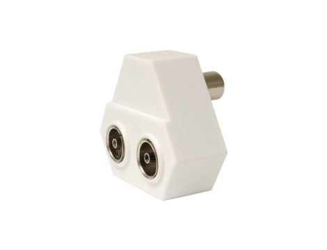 Rozdzielacz sygnału TV splitter 1x IEC / 2x IEC UR01