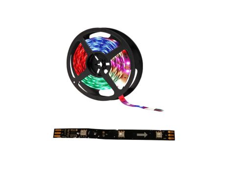 Taśma 12VDC RGB 30 led smd 5050 IC IP20 cyfrowa 50 pikseli na 5m WS2811