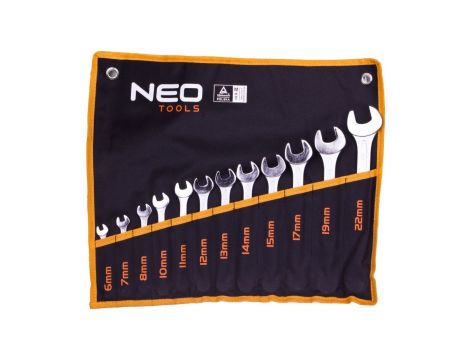 Klucze płasko-oczkowe 6-22 mm 09-752 /zestaw 12 szt./