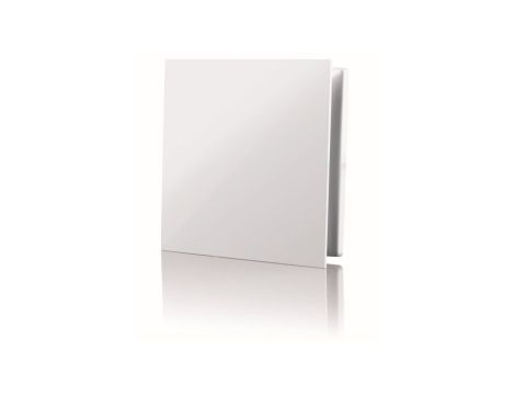 Kratka wentylacyjna z dekoracyjnym panelem wymiennym 160x160 biała MWKLIQWH