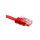 Kabel krosowy płaski patchcord U/UTP kat.6 czerwony 3m 96418