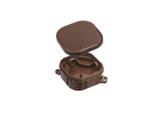 Puszka n/t hermetyczna PH 92x92x44 klik pusta IP54 brązowa A.0018BR