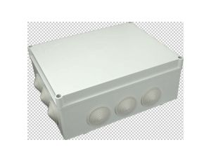 Puszka n/t hermetyczna 300x220x120 12 dławików IP65 szara S-BOX 606