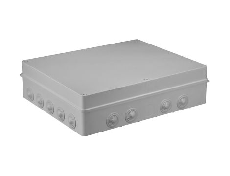 Puszka n/t hermetyczna 460x380x120 18 dławików IP65 szara S-BOX 806