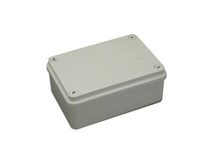 Puszka n/t hermetyczna 120x80x50 bez dławików IP65 szara S-BOX 216