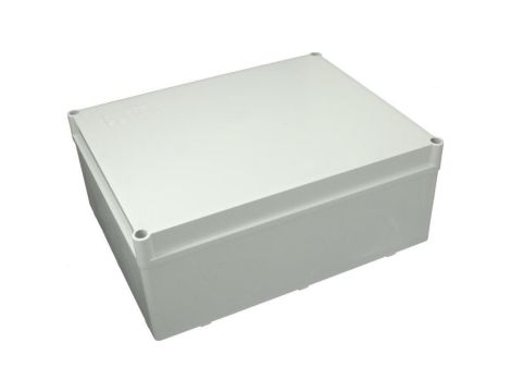 Puszka n/t hermetyczna 300x220x120 bez dławików IP65 szara S-BOX 616