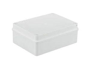 Puszka n/t hermetyczna 190x140x70 bez dławików IP65 biała S-BOX 416B