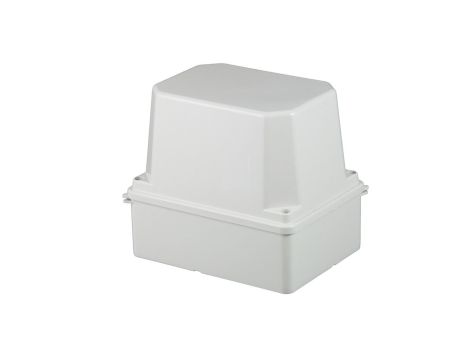 Puszka n/t hermetyczna 150x110x140 10 dławików wysoka IP65 szara S-BOX 306H