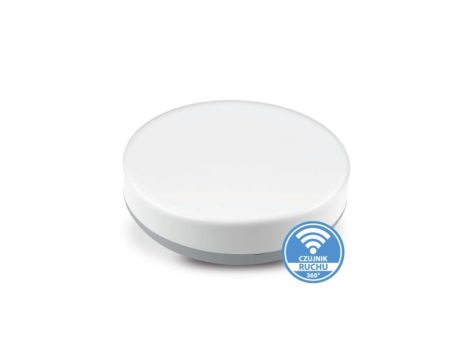 Plafon NEO n/t 13W AC 230V 50Hz 4000K (neutr.) 120 st. IP54 z czujnikiem ruchu 1390lm PL-NEO/LED/13W/CR srebrny