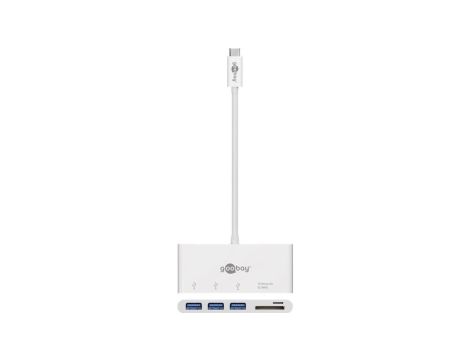 Multi adapter USB-C - 3x USB-A 3.0 + microSD + SD 62097