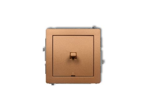 DECO Łącznik dwubiegunowego w stylu amerykańskim złoty metalik 8DWPUS-9