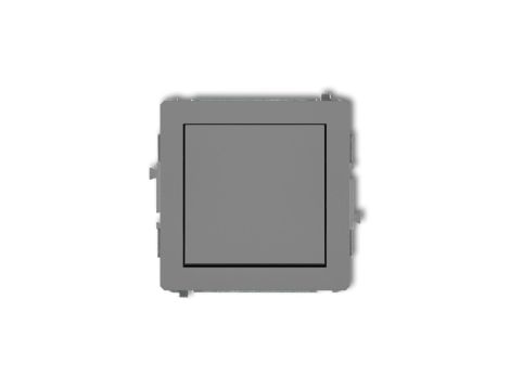 DECO Łącznik jednobiegunowy szary mat 27DWP-1