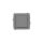 DECO Przycisk jednobiegunowy (jeden klawisz, bez piktogramu) szary mat 27DWP-4.1