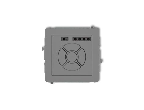 DECO Sterownik roletowy elektroniczny (sterowanie lokalne i pilotem) szary mat 27DSR-2