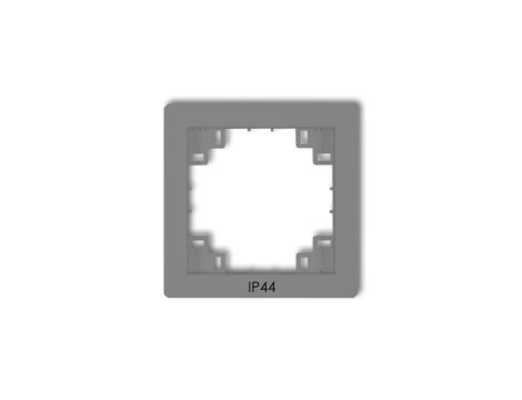 Ramka pośrednia do łączników IP44 szary mat 27DRPH