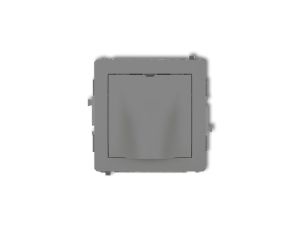 DECO Mechanizm wypustu kablowego szary mat 27DWPK