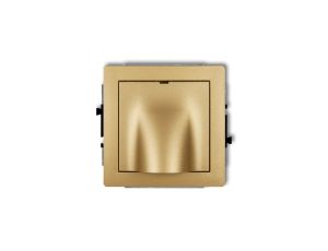DECO Mechanizm wypustu kablowego złoty 29DWPK