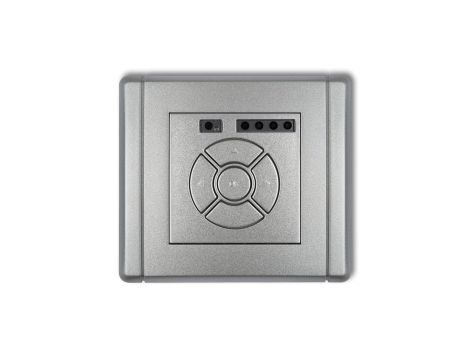 FLEXI Elektroniczny sterownik roletowy (sterowanie lokalne i pilotem, sterowanie strefą) srebrny metalik 7FSR-3