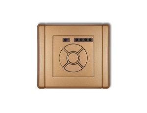 FLEXI Elektroniczny sterownik roletowy (sterowanie lokalne i pilotem, sterowanie strefą i podstrefą) złoty metalik 8FSR-4