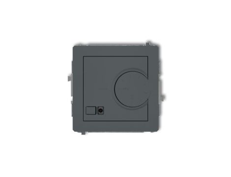 DECO Regulator elektroniczny temperatury z czujnikiem powietrznym grafitowy mat 28DRT-2