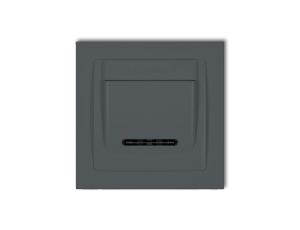 DECO Łącznik hotelowy grafitowy mat 28DSH-1