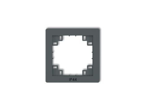 Ramka pośrednia do łączników IP44 grafitowy mat 28DRPH