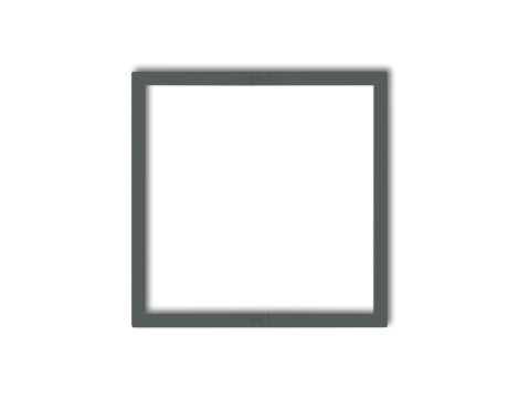 Ramka wypełniająca pojedyncza serii DECO grafitowy mat 28DRW-1