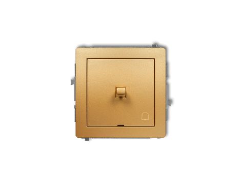 DECO Przycisk /dzwonek/ w stylu amerykańskim złoty 29DWPUS-4