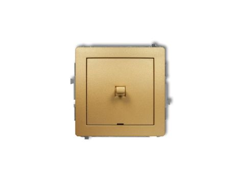 DECO Przycisk jednobiegunowy (jeden klawisz, bez piktogramu) w stylu amerykańskim złoty 29DWPUS-4.1