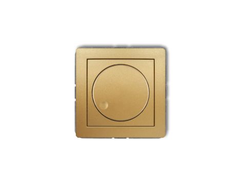DECO Regulator elektroniczny oświetlenia przyciskowo-obrotowego złoty 29DRO-1
