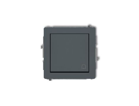 DECO Przycisk /dzwonek/ grafitowy mat 28DWP-4