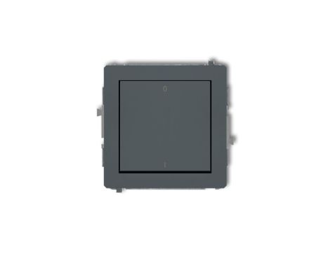 DECO Łącznik dwubiegunowego grafitowy mat 28DWP-9