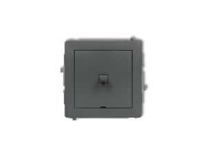 DECO Łącznik jednobiegunowy w stylu amerykańskim grafitowy mat 28DWPUS-1