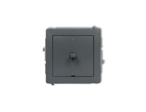 DECO Łącznik dwubiegunowego w stylu amerykańskim grafitowy mat 28DWPUS-9