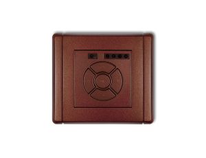 FLEXI Elektroniczny sterownik roletowy (sterowanie lokalne i pilotem, sterowanie strefą) brązowy metalik 9FSR-3