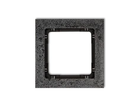 DECO Ramka uniwersalna pojedyncza - beton (ramka: antracytowa spód: czarny) antracyt 11-12-DRB-1