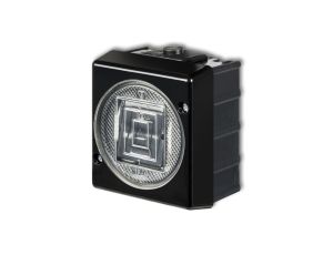 SENIOR Łącznik jednobiegunowy czarny 12WHS-1