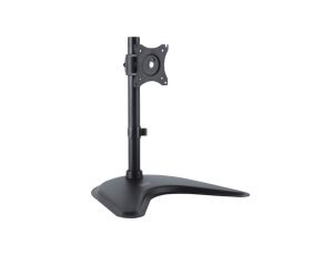 Stojak biurkowy pojedynczy 1xLCD max 27 cali max obciążenie 15kg uchylno-obrotowy 360st(PIVOT) DA-90346