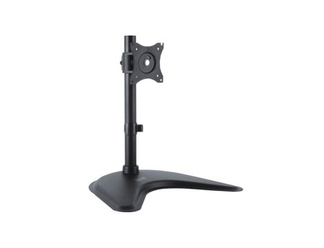 Stojak biurkowy pojedynczy 1xLCD max 27 cali max obciążenie 15kg uchylno-obrotowy 360st(PIVOT) DA-90346