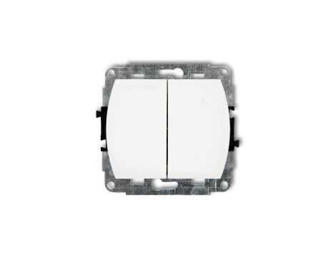 TREND Przycisk dwubiegunowy biały WP-44.2