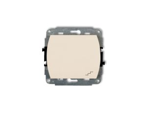 TREND Łącznik schodowy podświetlany beżowy 1WP-3L