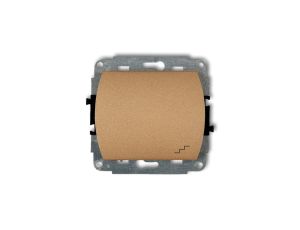 TREND Łącznik schodowy podświetlany złoty metalik 8WP-3L