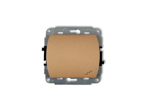 TREND Łącznik schodowy podświetlany złoty metalik 8WP-3L