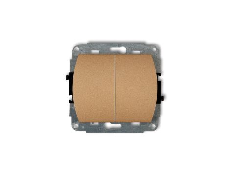 TREND Przycisk dwubiegunowy złoty metalik 8WP-44.2