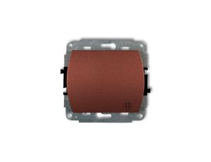 TREND Łącznik krzyżowy podświetlany brązowy metalik 9WP-6L