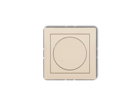 DECO Ściemniacz elektroniczny przyciskowo-obrotowy do lamp LED beżowy 1DRO-1