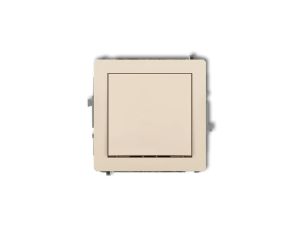 DECO Łącznik jednobiegunowy beżowy 1DWP-1