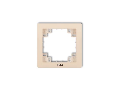 Ramka pośrednia do łączników IP44 beżowy 1DRPH