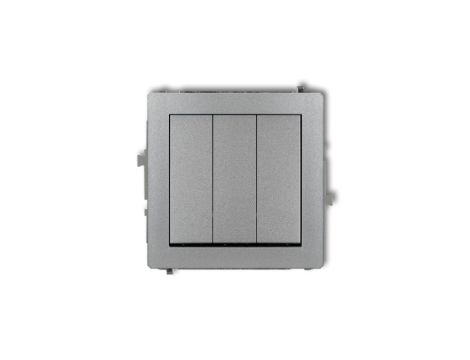 DECO Łącznik potrójny srebrny metalik 7DWP-7