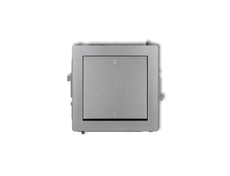 DECO Łącznik dwubiegunowy srebrny metalik 7DWP-9